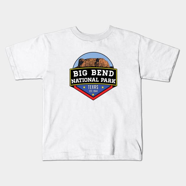 Big Bend National Park Texas Kids T-Shirt by heybert00